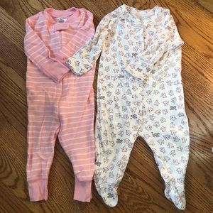 Hanna Andersson baby girl pajamas, 60cm/ 6-9 mos